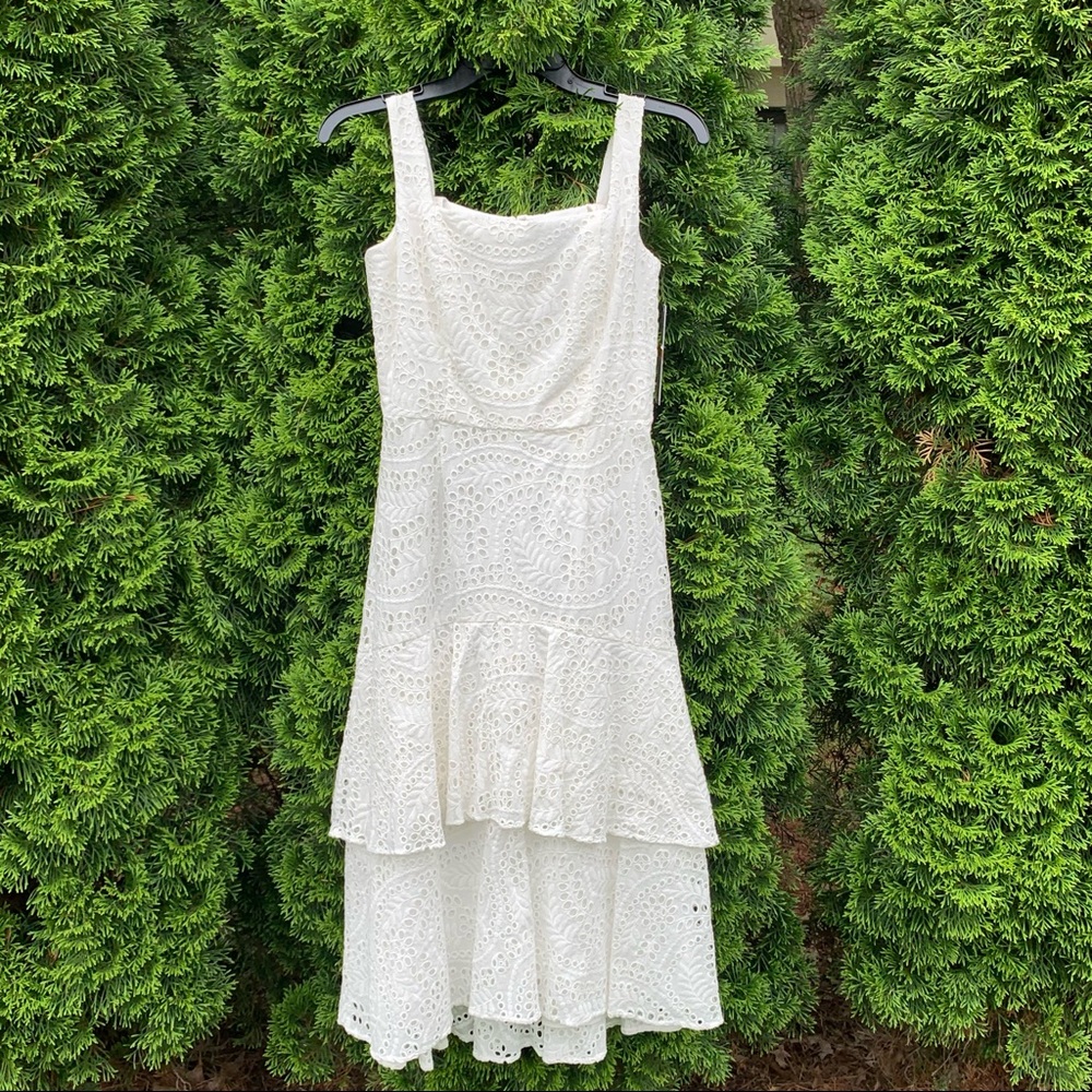 white spring dress